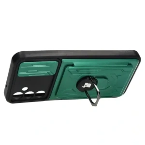 Hurtownia GSM - Bizon Case Camshield Kártyatartó Gyűrű Samsung Galaxy A14 4G/5G zöld - BIZ7308 - {ean13} - Hurt