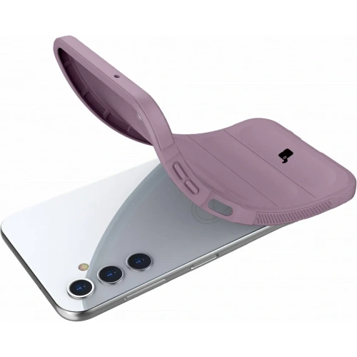 Pancerne etui Bizon Case Tur do Samsung Galaxy A14 4G / 5G jasnofioletowe