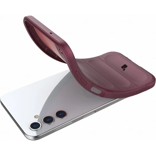 Pancerne etui Bizon Case Tur do Samsung Galaxy A14 4G / 5G ciemnofioletowe