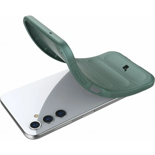 Pancerne etui Bizon Case Tur do Samsung Galaxy A14 4G / 5G ciemnozielone