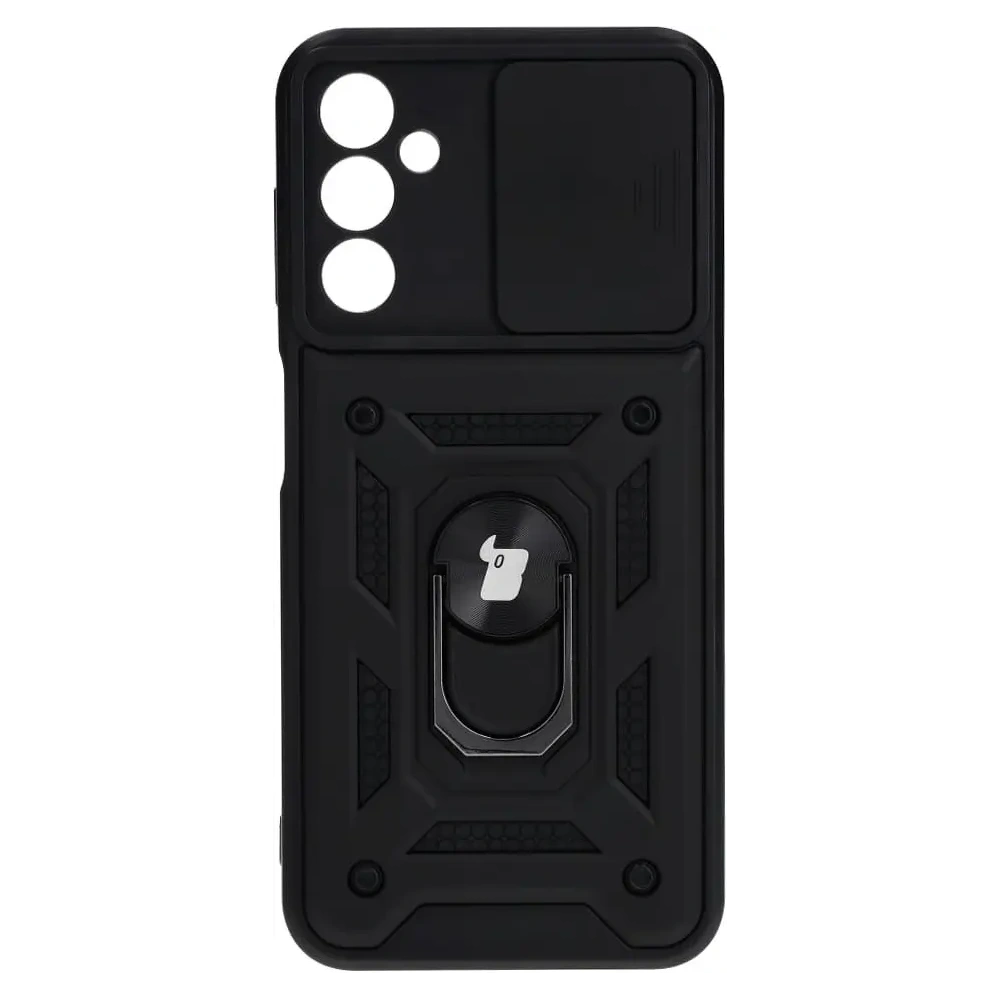 Hurtownia GSM - Etui Bizon Case CamShield Ring do Samsung Galaxy A14 4G/5G, czarne - BIZ7314 - {ean13} - Hurt