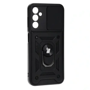 Etui Bizon Case CamShield Ring do Samsung Galaxy A14 4G/5G czarne