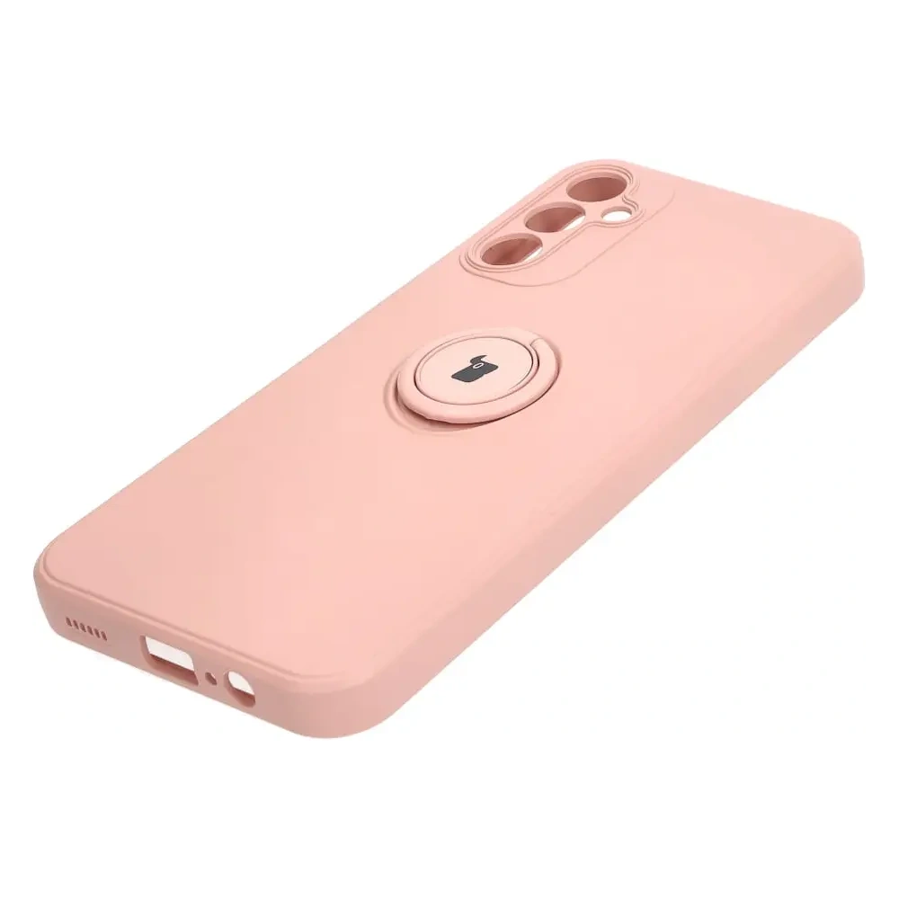 Hurtownia GSM - Bizon Case Szilikon Gyűrű Sq do Samsung Galaxy A14 4G/5G világos rózsaszín - BIZ7316 - {ean13} - Hurt
