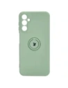 Bizon Case Silikonring Sq do Samsung Galaxy A14 4G/5G hellgrün
