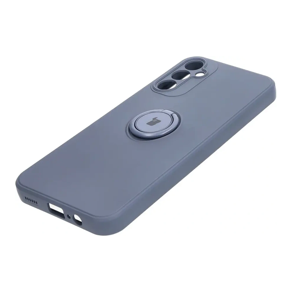 Hurtownia GSM - Bizon Case Silicone Ring Sq do Samsung Galaxy A14 4G/5G gri - BIZ7323 - {ean13} - Hurt
