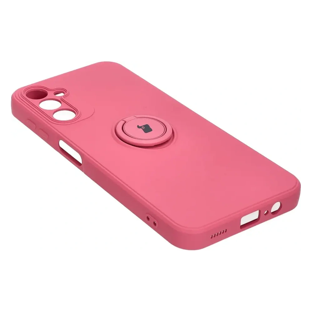 Hurtownia GSM - Bizon Case Silicone Ring Sq pentru Samsung Galaxy A14 4G/5G roz murdar - BIZ7324 - {ean13} - Hurt