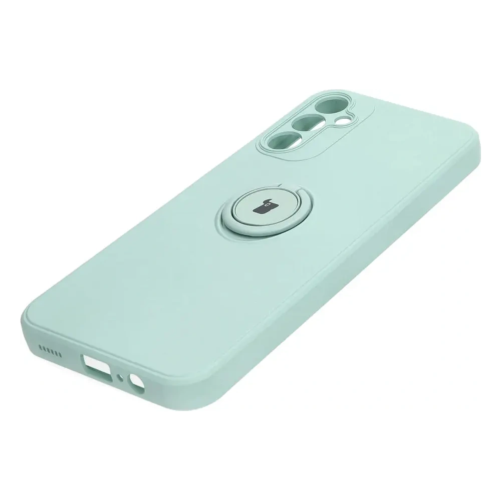 Hurtownia GSM - Bizon Case Silicone Ring Sq do Samsung Galaxy A14 4G/5G türkiz - BIZ7325 - {ean13} - Hurt