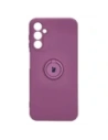 Bizon Case szilikon gyűrű Sq do Samsung Galaxy A14 4G/5G sötétlila