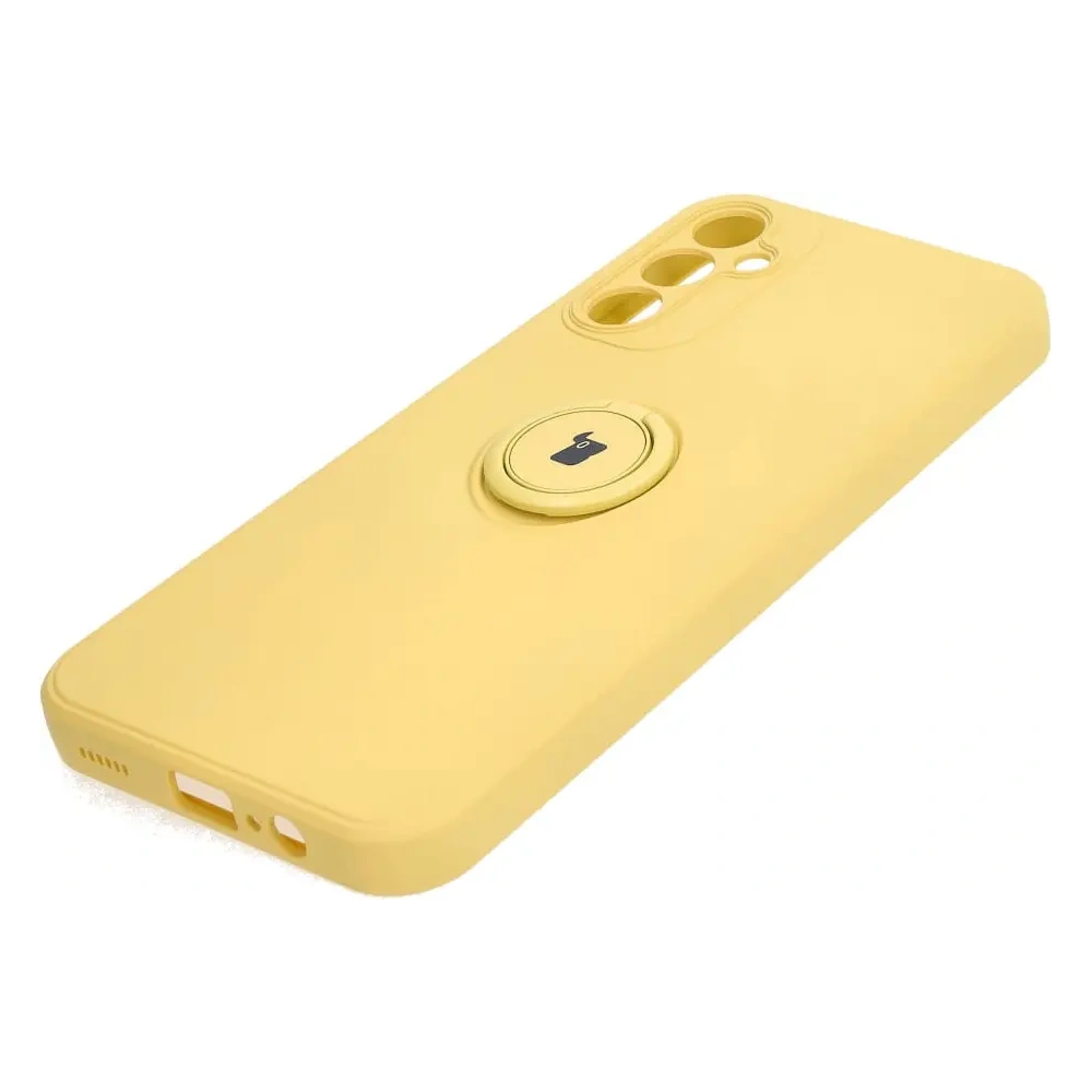 Hurtownia GSM - Bizon Case Szilikon Gyűrű Sq do Samsung Galaxy A14 4G/5G sárga - BIZ7327 - {ean13} - Hurt