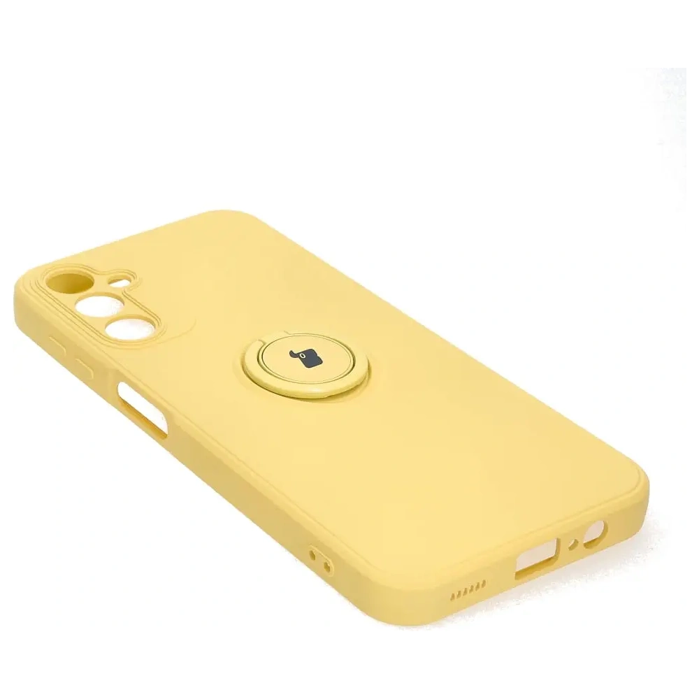 Hurtownia GSM - Bizon Case Szilikon Gyűrű Sq do Samsung Galaxy A14 4G/5G sárga - BIZ7327 - {ean13} - Hurt