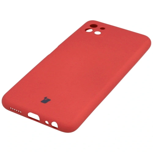 Etui Bizon Case Silicone do Samsung Galaxy A22 5G ciemny róż