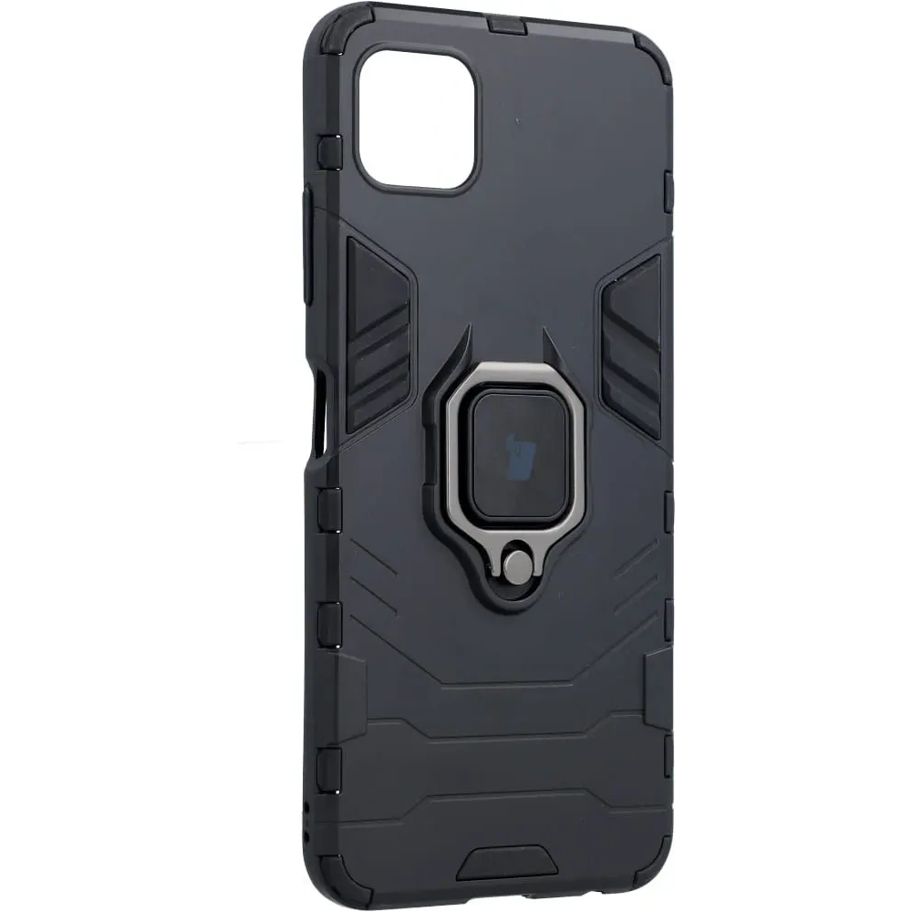 Hurtownia GSM - Etui Bizon Case Armor Ring do Samsung Galaxy A22 5G czarne - BIZ7329 - {ean13} - Hurt