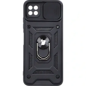 Hurtownia GSM - Bizon Case CamShield Ring Samsung Galaxy A22 5G negru - BIZ7330 - {ean13} - Hurt
