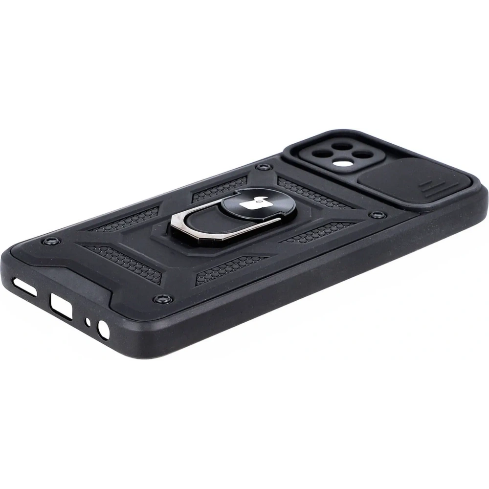 Hurtownia GSM - Etui Bizon Case CamShield Ring do Samsung Galaxy A22 5G czarne - BIZ7330 - {ean13} - Hurt