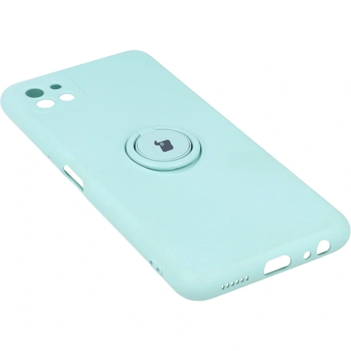 Etui Bizon Case Silicone Ring do Samsung Galaxy A22 5G turkusowe