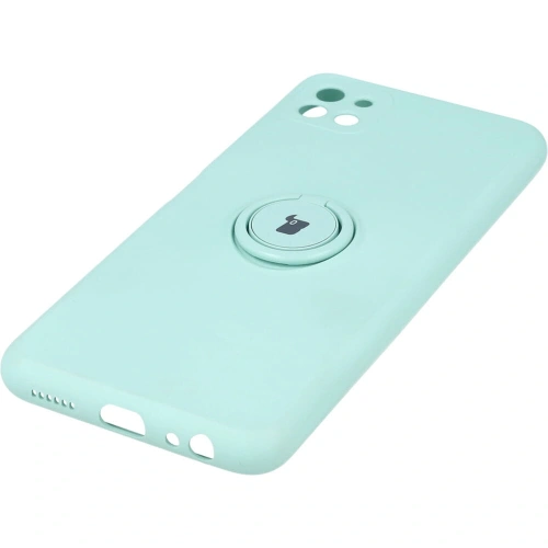 Etui Bizon Case Silicone Ring do Samsung Galaxy A22 5G turkusowe