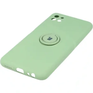 Hurtownia GSM - Bizon Case Silicone Ring Samsung Galaxy A22 5G verde deschis - BIZ7334 - {ean13} - Hurt