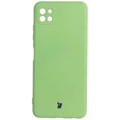Etui Bizon Case Silicone do Samsung Galaxy A22 5G jasnozielone