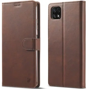 Wholesale Bizon Case Wallet Samsung Galaxy A22 5G brown - BIZ7339 - {ean13} - Hurt