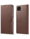 Bizon Case Wallet Samsung Galaxy A22 5G brown