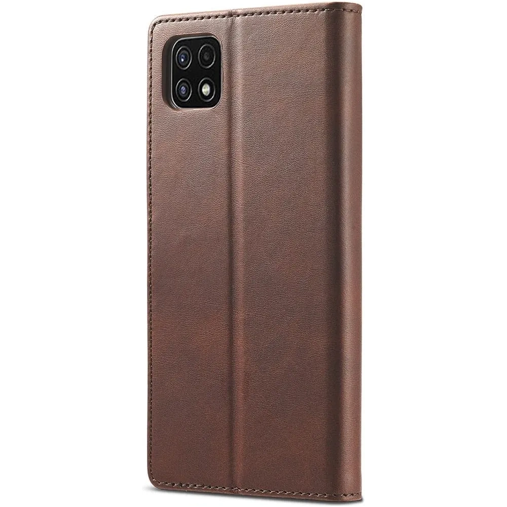 Hurtownia GSM - Bizon Case Wallet Samsung Galaxy A22 5G maro - BIZ7339 - {ean13} - Hurt