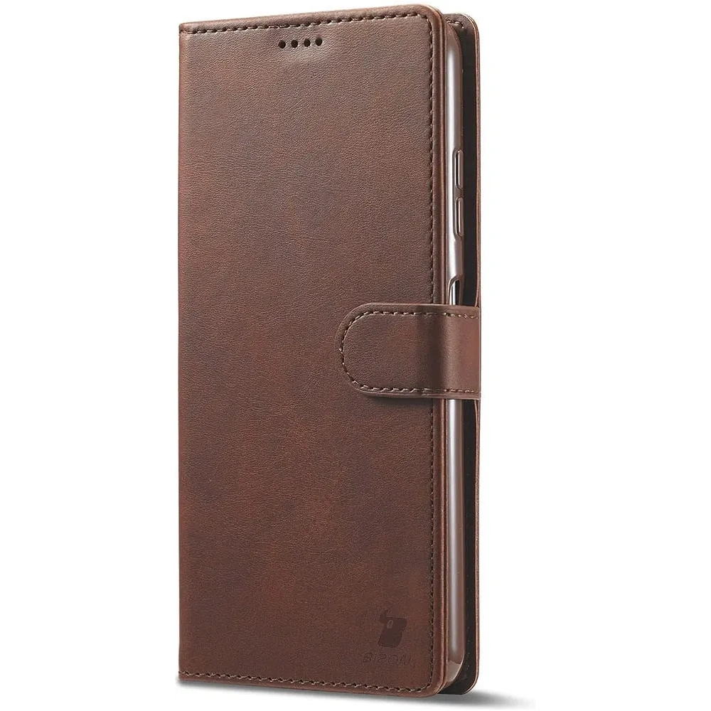 Hurtownia GSM - Etui Bizon Case Wallet do Galaxy A22 5G, brązowe - BIZ7339 - {ean13} - Hurt