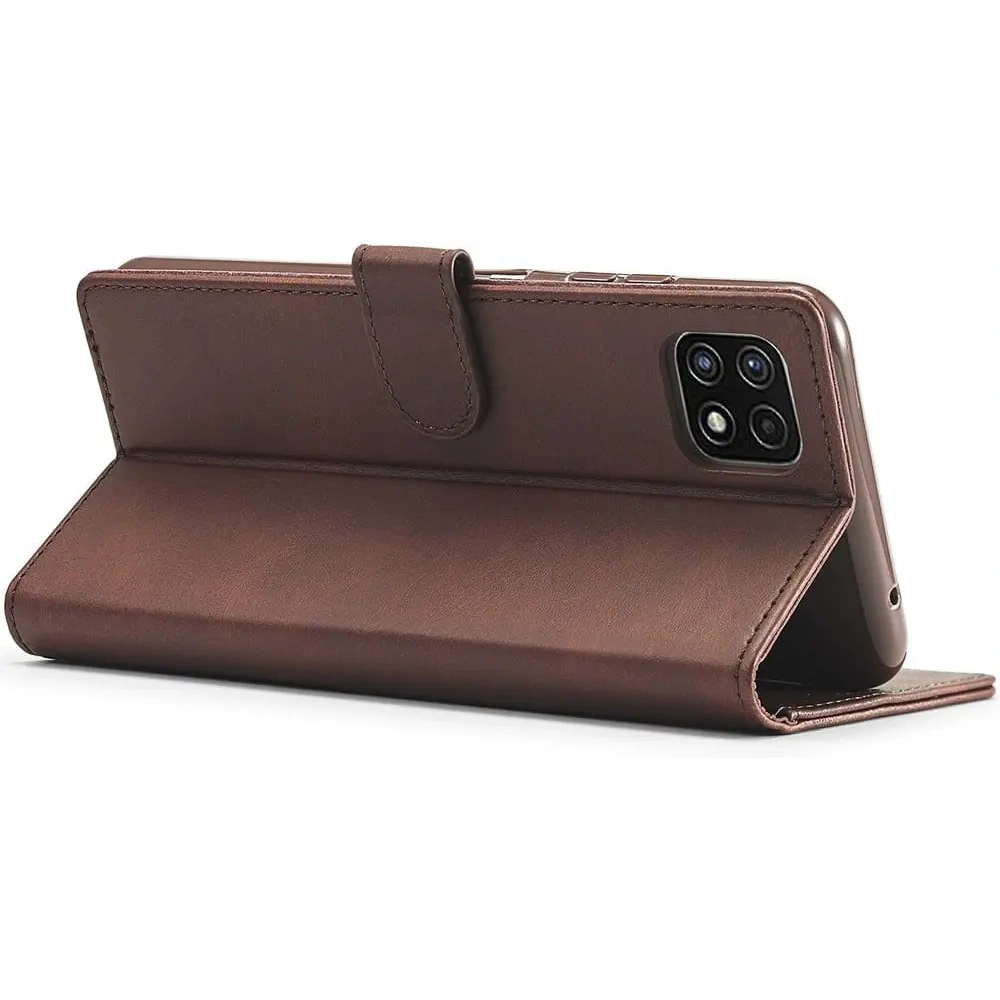 Hurtownia GSM - Bizon Case Wallet Samsung Galaxy A22 5G maro - BIZ7339 - {ean13} - Hurt