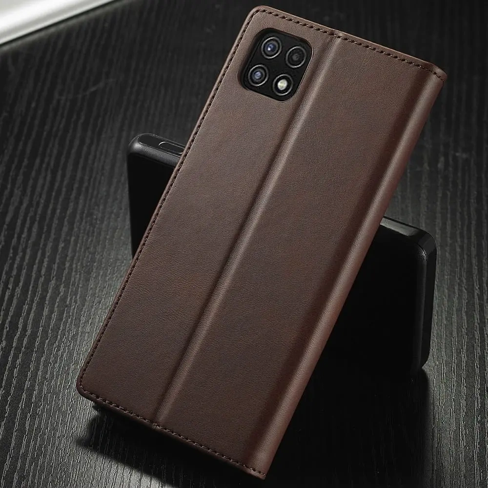 Hurtownia GSM - Bizon Case Wallet Samsung Galaxy A22 5G maro - BIZ7339 - {ean13} - Hurt