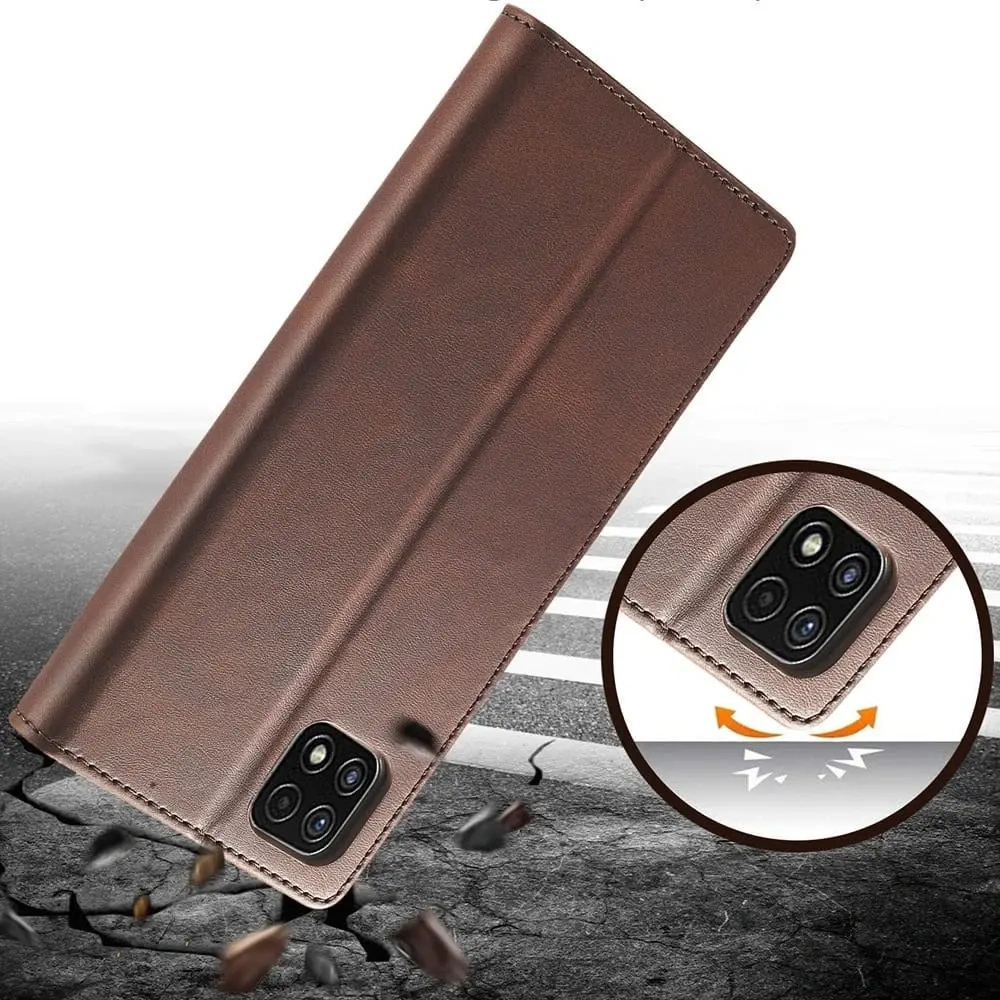 Hurtownia GSM - Bizon Case Wallet Samsung Galaxy A22 5G maro - BIZ7339 - {ean13} - Hurt