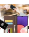 Hurtownia GSM - Bizon Case Wallet Samsung Galaxy A22 5G maro - BIZ7339 - {ean13} - Hurt