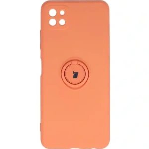 Wholesale Bizon Case Silicone Ring Samsung Galaxy A22 5G orange - BIZ7340 - {ean13} - Hurt