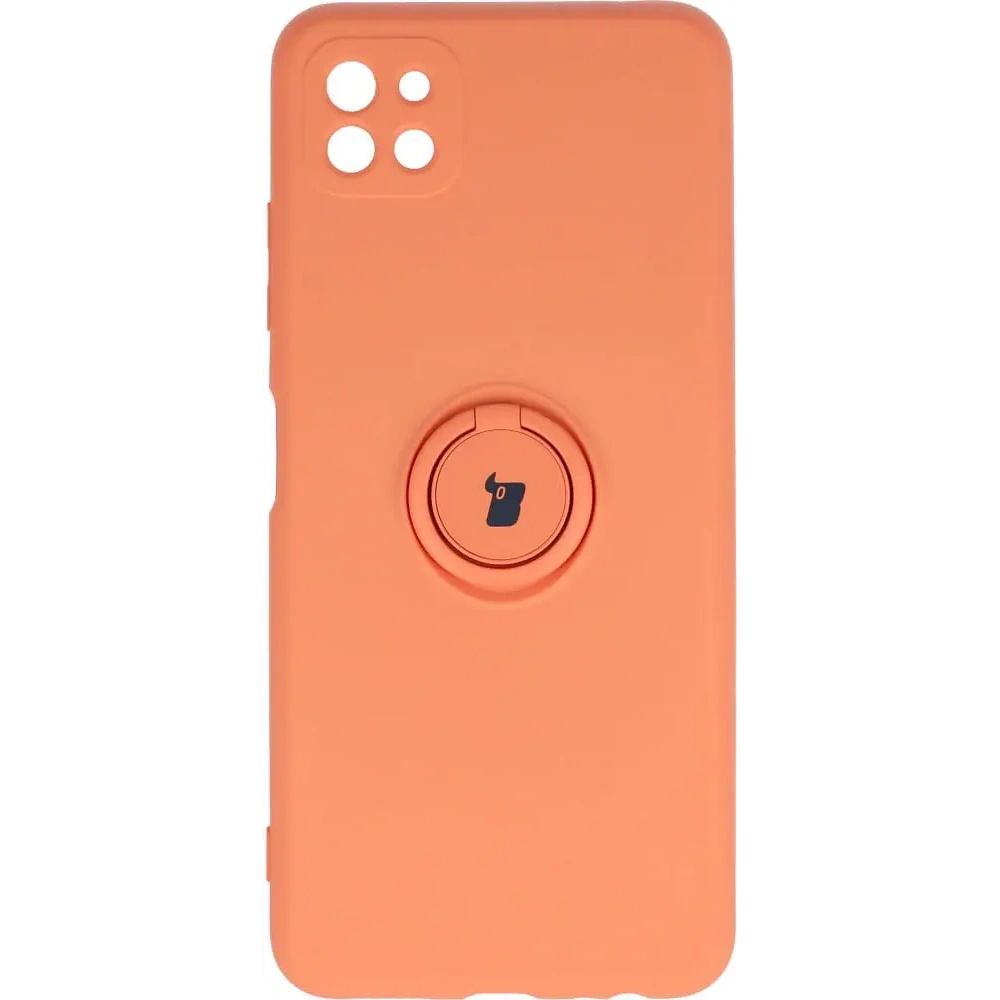 Hurtownia GSM - Etui Bizon Case Silicone Ring do Galaxy A22 5G, pomarańczowe - BIZ7340 - {ean13} - Hurt