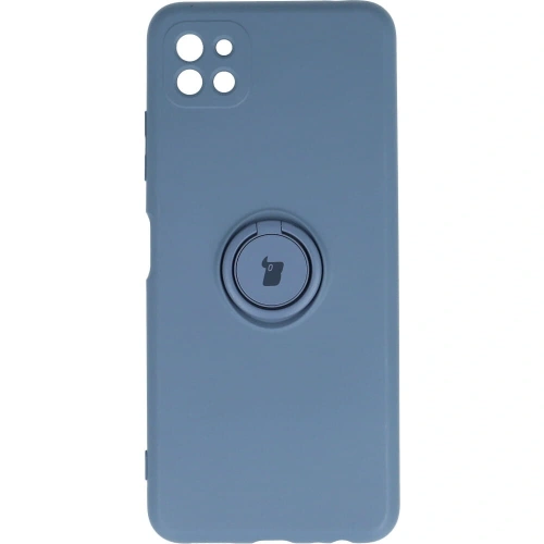 Etui Bizon Case Silicone Ring do Samsung Galaxy A22 5G szare
