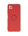 Bizon Case Silikonring Samsung Galaxy A22 5G dunkelrosa