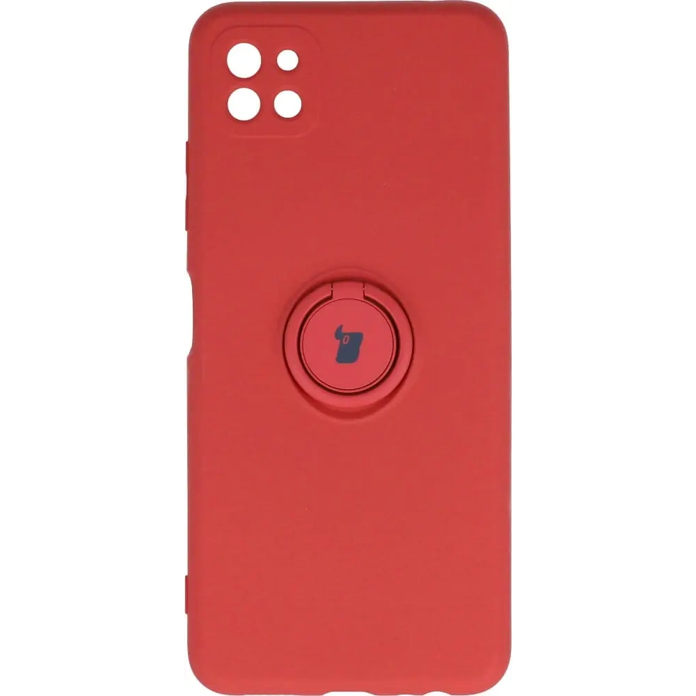 Hurtownia GSM - Bizon Case Szilikon Gyűrű Samsung Galaxy A22 5G sötét rózsaszín - BIZ7342 - {ean13} - Hurt