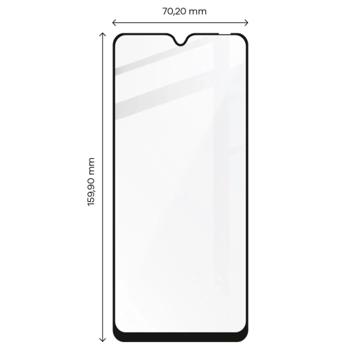 Szkło hartowane Bizon Glass Edge do Samsung Galaxy A22 5G czarne