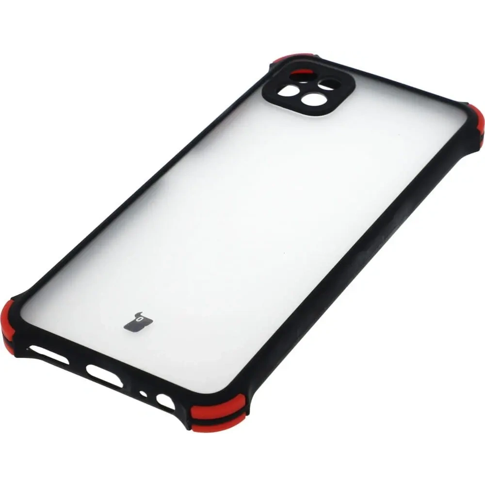 Hurtownia GSM - Etui Bizon Case AntiShock Hybrid Samsung Galaxy A22 5G czarne - BIZ7344 - {ean13} - Hurt