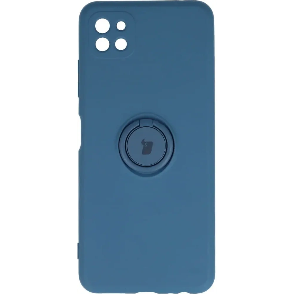 Hurtownia GSM - Bizon Case Szilikon Gyűrű Samsung Galaxy A22 5G sötétkék - BIZ7345 - {ean13} - Hurt