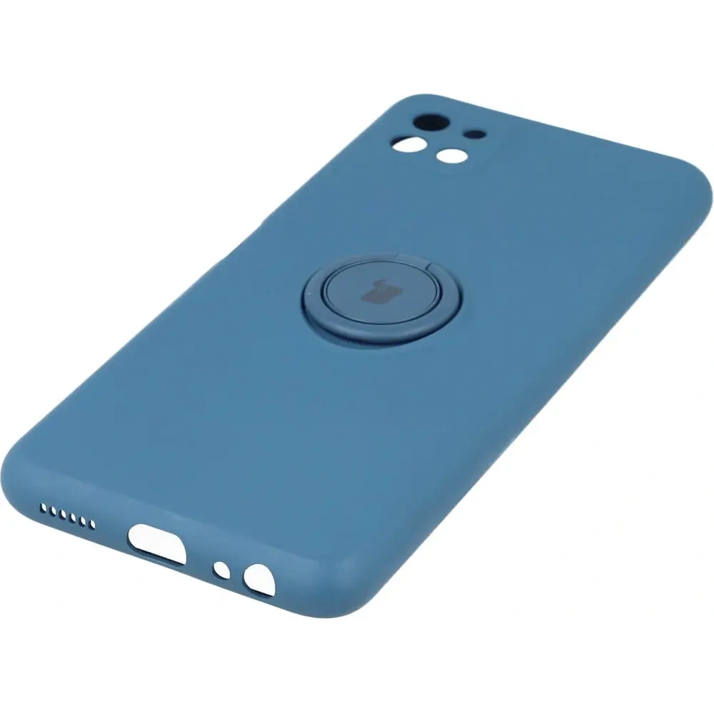 Hurtownia GSM - Bizon Case Szilikon Gyűrű Samsung Galaxy A22 5G sötétkék - BIZ7345 - {ean13} - Hurt