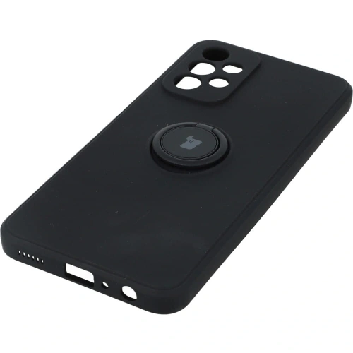 Etui Bizon Case Silicone Ring do Samsung Galaxy A23 5G / 4G czarne