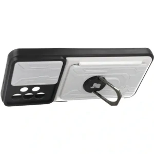 Wholesale Bizon Case Camshield Card Slot Ring Samsung Galaxy A23 5G / 4G white - BIZ7348 - {ean13} - Hurt