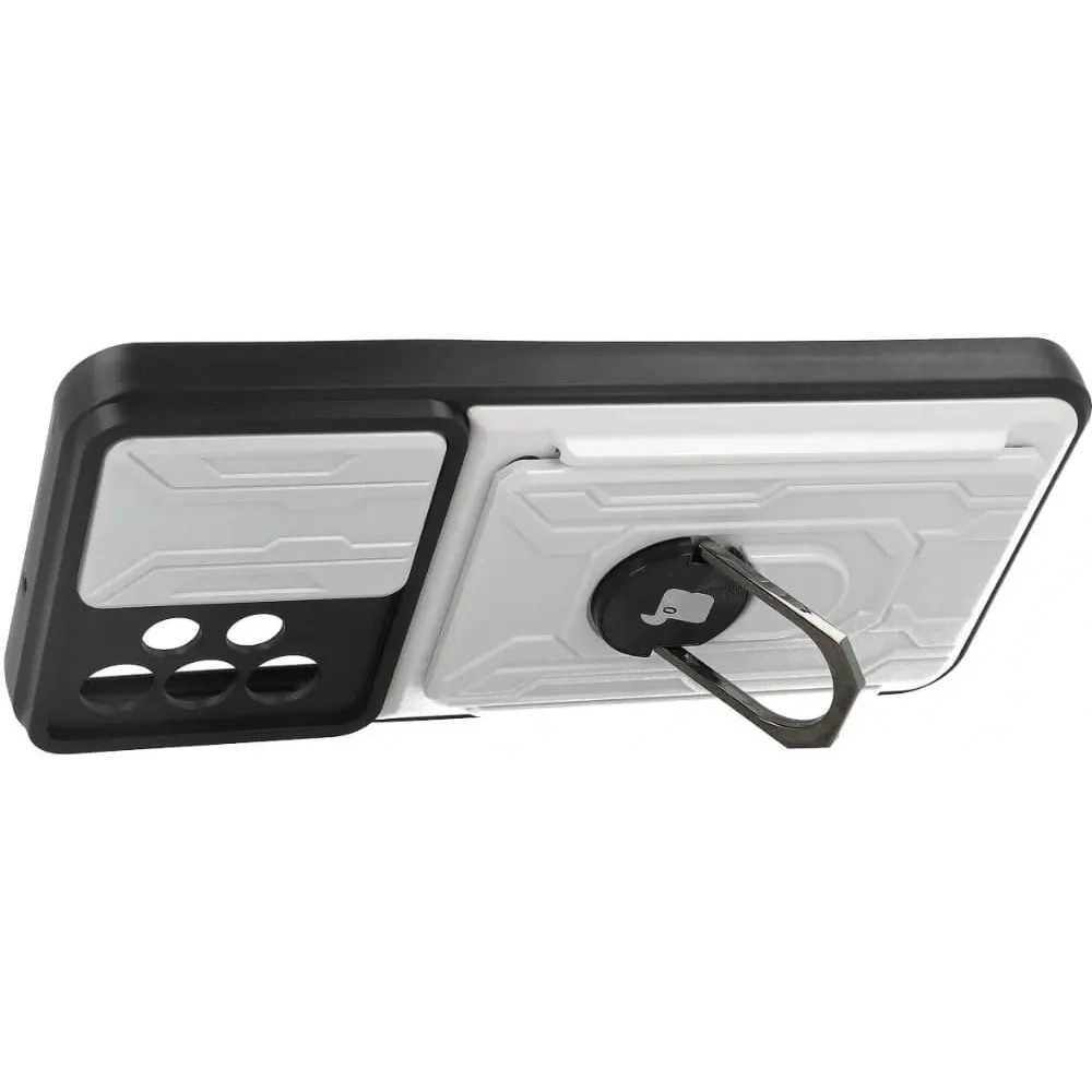 Hurtownia GSM - Bizon Case Camshield Kartensteckplatz Ring Samsung Galaxy A23 5G / 4G weiß - BIZ7348 - {ean13} - Hurt
