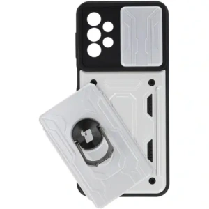 Hurtownia GSM - Bizon Case Camshield Card Slot Ring Samsung Galaxy A23 5G / 4G alb - BIZ7348 - {ean13} - Hurt