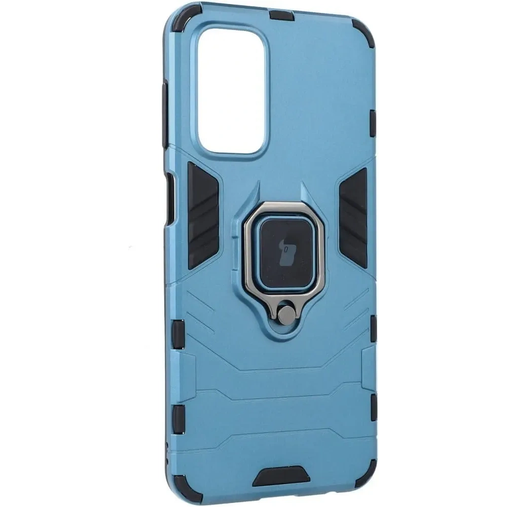 Hurtownia GSM - Etui Bizon Case Armor Ring do Samsung Galaxy A23 5G / 4G niebieskie - BIZ7350 - {ean13} - Hurt