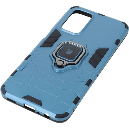 Etui Bizon Case Armor Ring do Samsung Galaxy A23 5G / 4G niebieskie