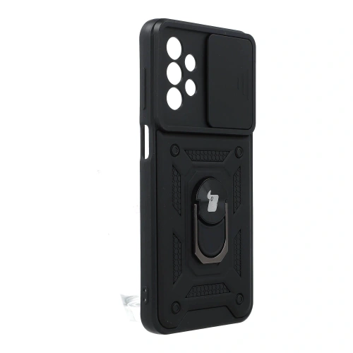 Etui Bizon Case CamShield Ring do Samsung Galaxy A23 5G / 4G czarne
