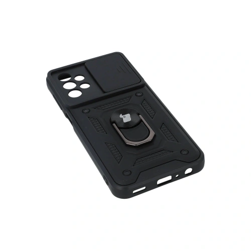 Etui Bizon Case CamShield Ring do Samsung Galaxy A23 5G / 4G czarne