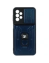 Bizon Case Camshield Card Slot Ring Samsung Galaxy A23 5G / 4G marineblau