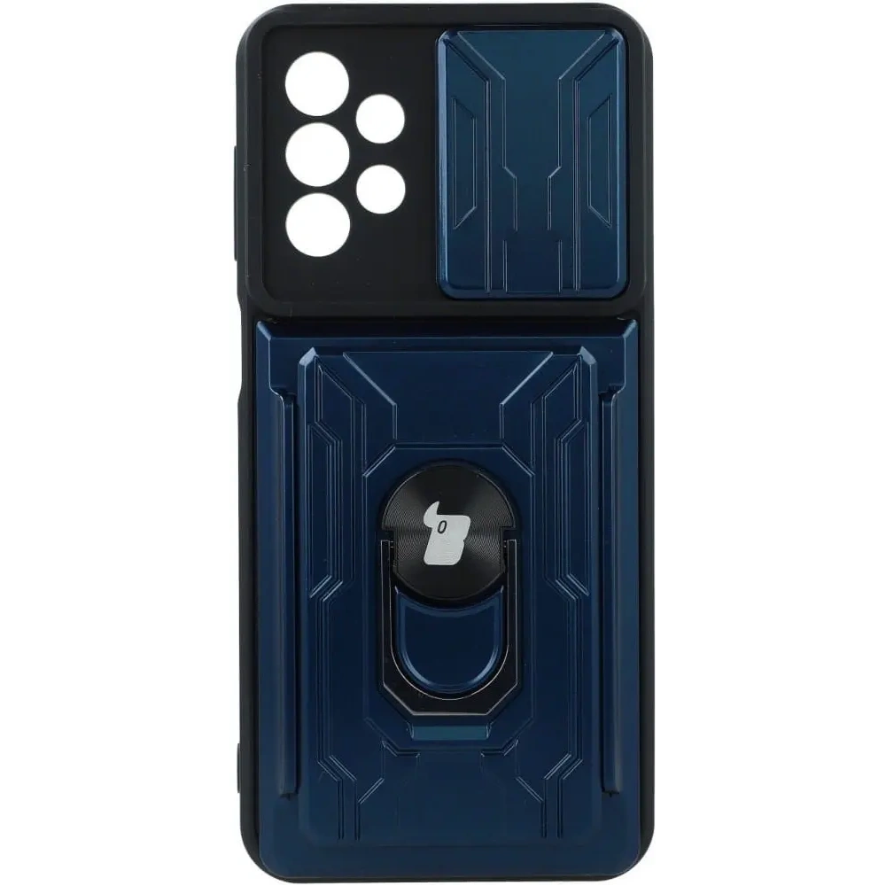 Hurtownia GSM - Bizon Case Camshield Kártyahely Gyűrű Samsung Galaxy A23 5G / 4G sötétkék - BIZ7353 - {ean13} - Hurt