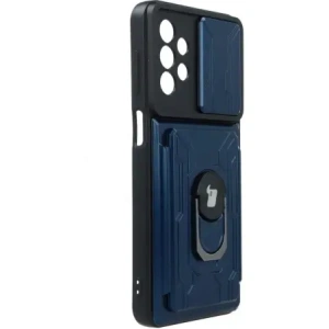 Hurtownia GSM - Bizon Case Camshield Card Slot Ring Samsung Galaxy A23 5G / 4G albastru marin - BIZ7353 - {ean13} - Hurt